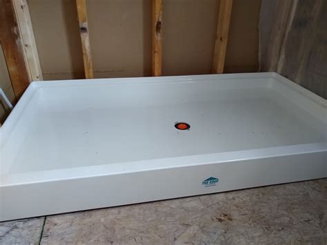 fiberglass shower base pan with simple Freedom ADA Compliant Shower Pan design Bathroom