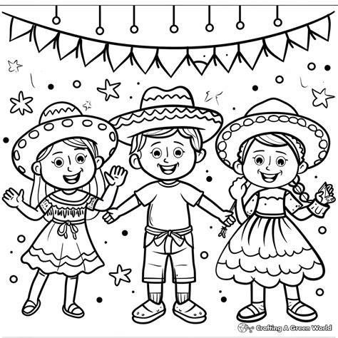Fiesta Coloring Pages