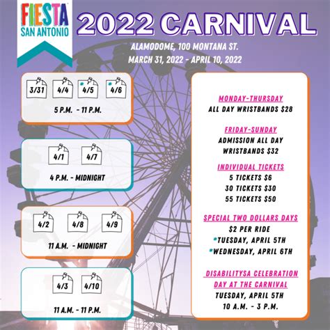 Fiesta Events Calendar