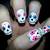 Fiesta-ready Catrina Nails: Add a touch of elegance to your Day of the Dead look