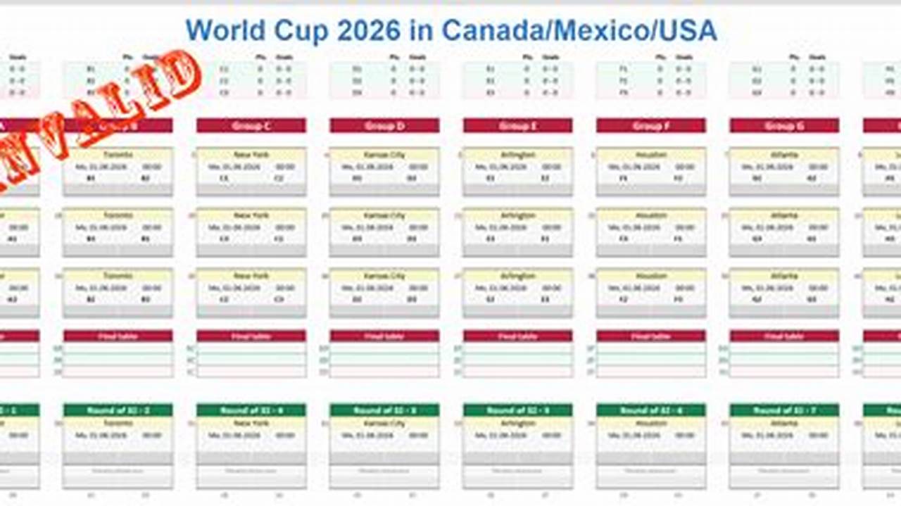 Fifa World Cup 2024 Schedule Excel Format