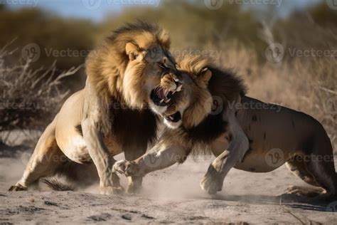 Fighting Lion