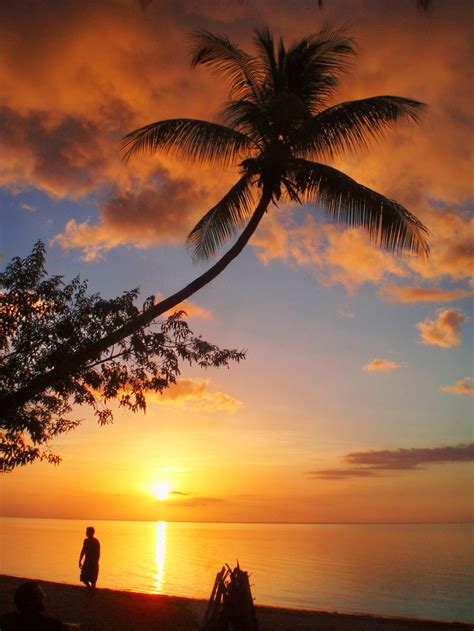 Fijian sunset