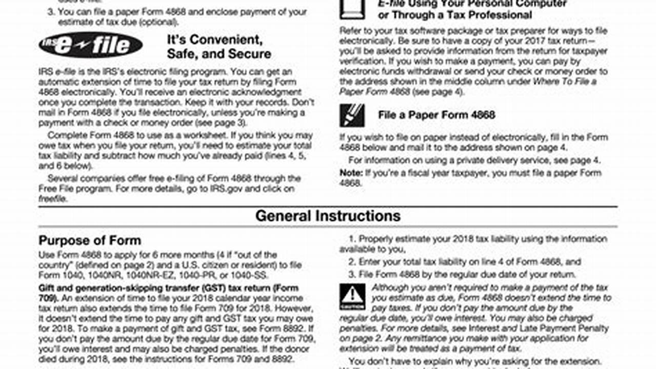 File Extension Taxes 2024 Form Fillable