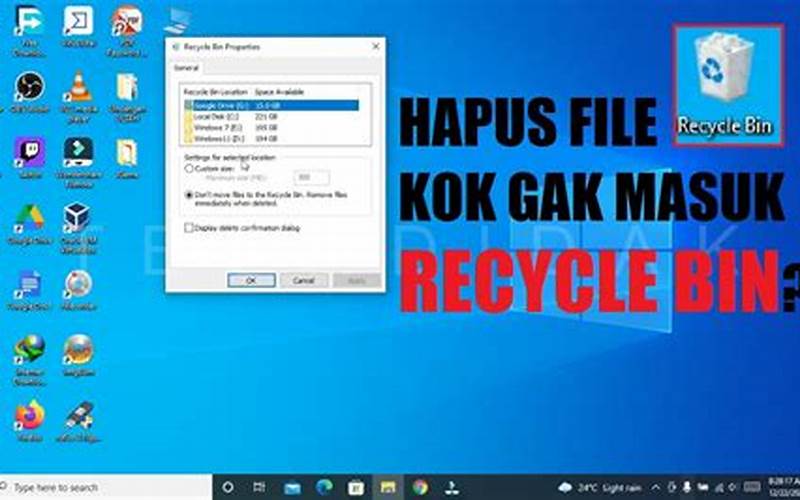 File Terhapus Tidak Ada Di Recycle Bin Terbaru Dan Mudah