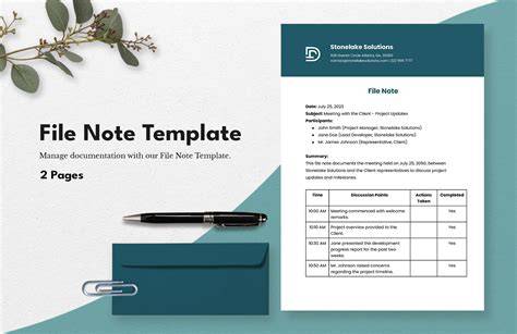 File Note Templates - File Note