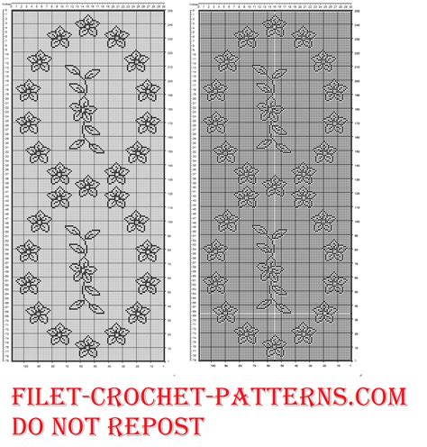 Filet Crochet Table Runner Free Patterns