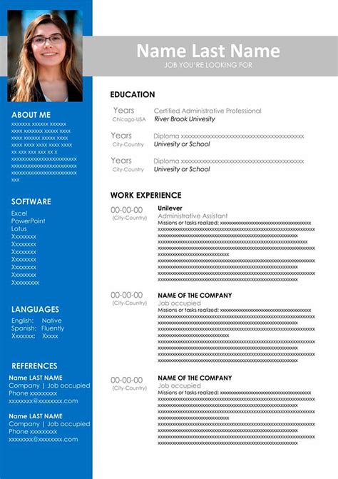 Filetype Docx Admin Resume Template