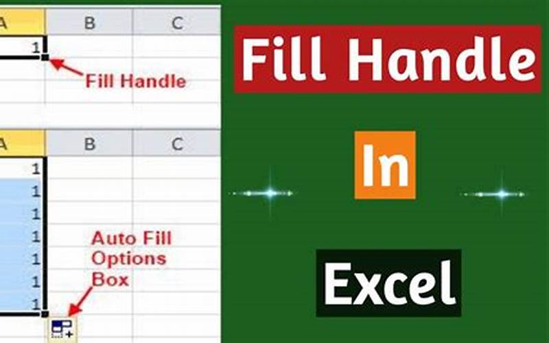 Fill Handle In Excel