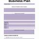 Fillable Business Plan Template