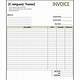 Fillable Invoice Template Free Download