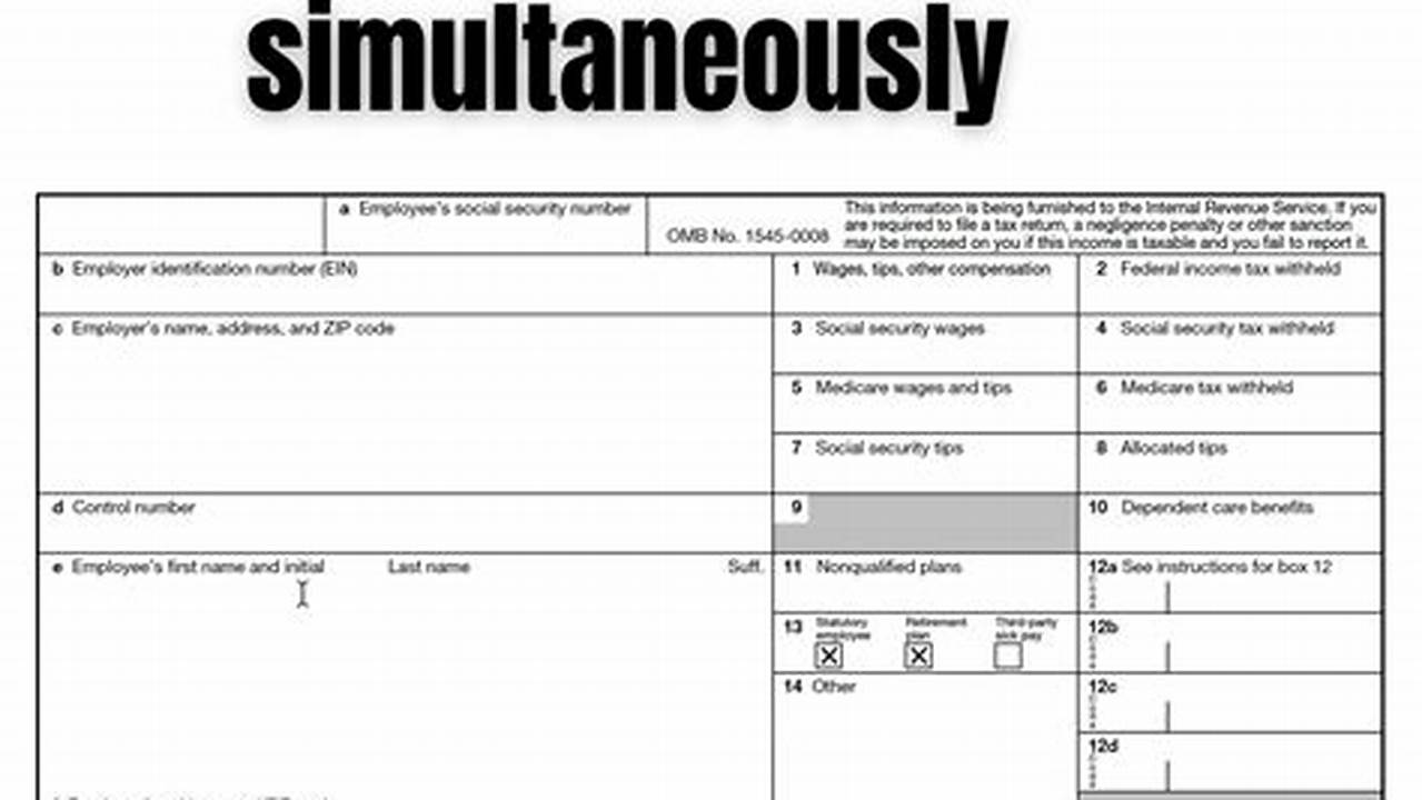 Fillable W2 Form 2025