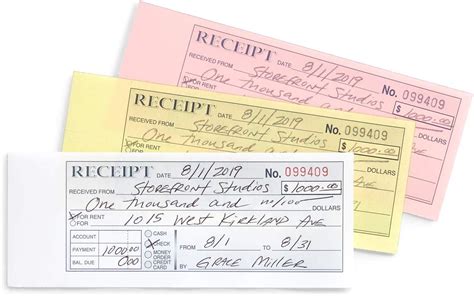 Filling Out Receipt Book