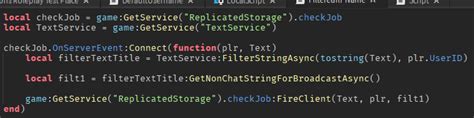 Filter Roleplay Names - Scripting Support - DevForum | Roblox