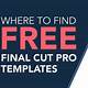 Final Cut Pro Credits Template Free