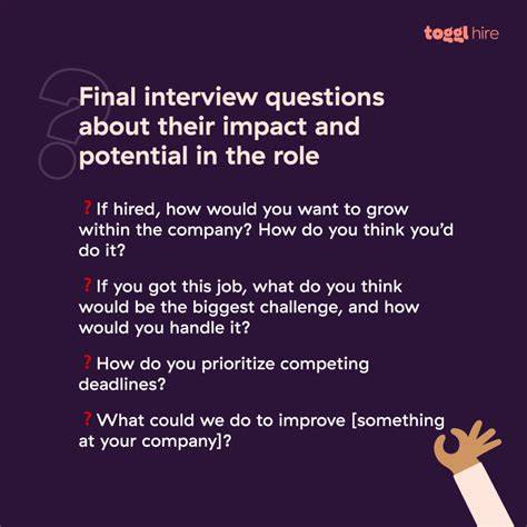 Final Interview Questions