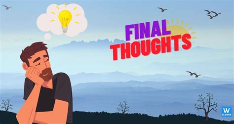 Final Thoughts Experience