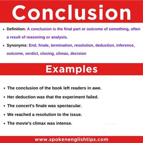 Final Tour Conclusion