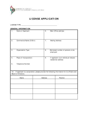 Finalizing Your License Application