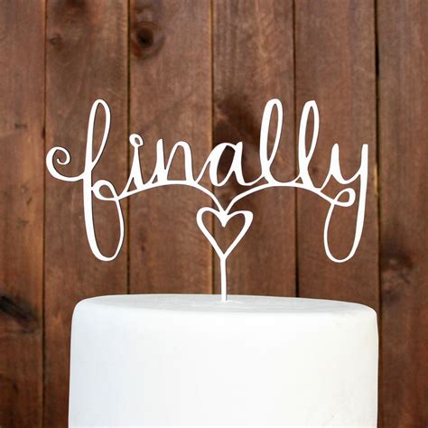 Download Finally Cake Topper Silhouette