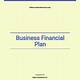 Financial Advisor Business Plan Template Free