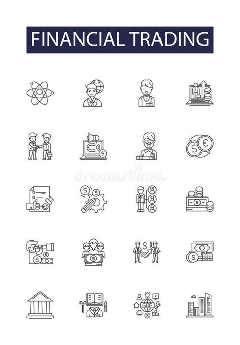 Financial Line Icons
