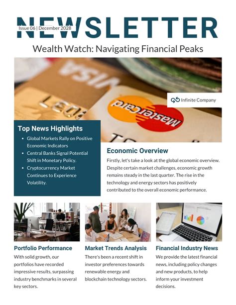 Financial Newsletter Templates