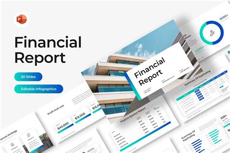 Financial Report Powerpoint Presentation Template