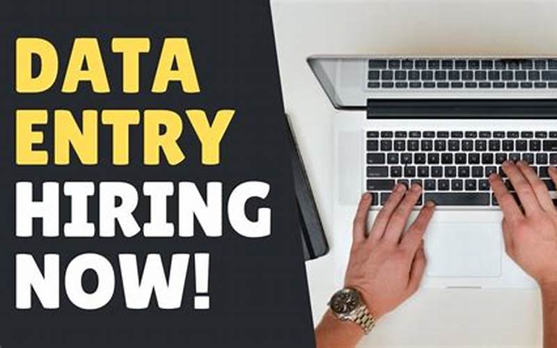 Find Data Entry Jobs