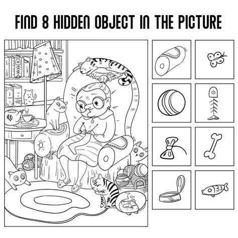 Find The Objects Worksheets