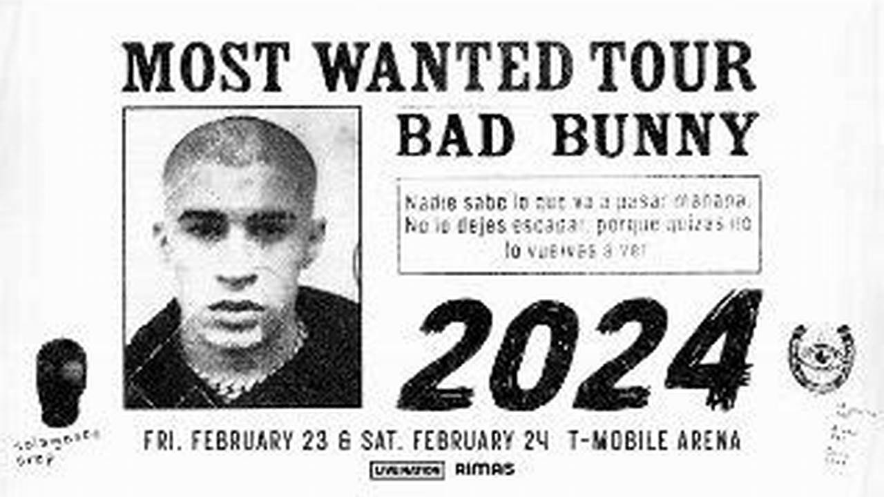 Find Tickets For Bad Bunny At Toyota Center In Houston, Tx On May 1, 2024 At 8, 2024