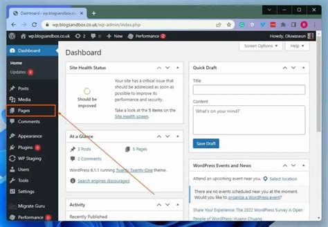 Find Page ID In WordPress Through WordPress Block Editor