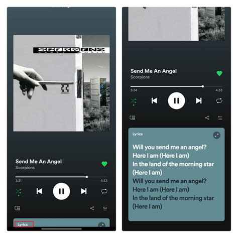 Find Song Lyrics on Spotify