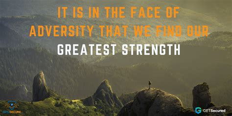 Find Strength in Adversity