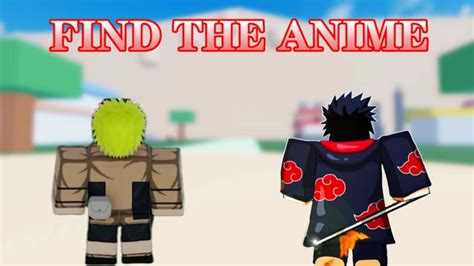 Find The Anime(340) - Roblox