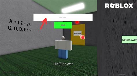 Find The Codes Roblox Answers