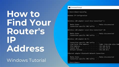 Find Your Router’s IP Address