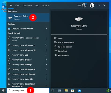 Find a Recovery USB Drive