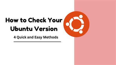 Find the Ubuntu Version in Four Simple Ways