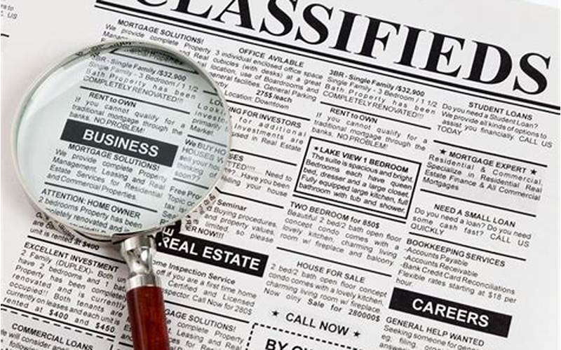 Finding Classified Ads