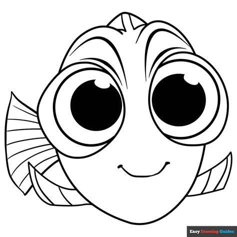 Finding Dory Coloring Page