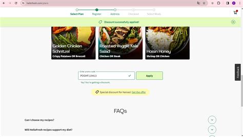Finding HelloFresh Promo Codes Beyond the Homepage