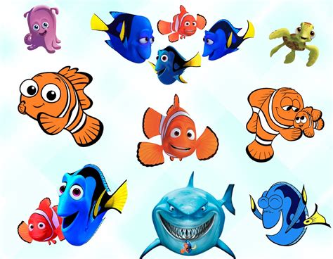 Finding Nemo Printable Characters