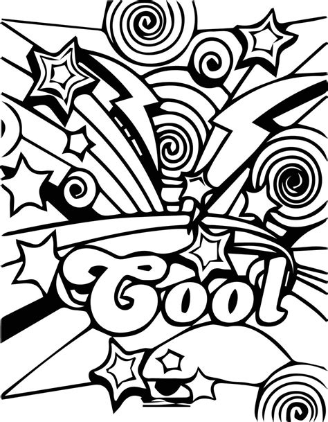 Finding Truly Cool Printable Coloring Pages