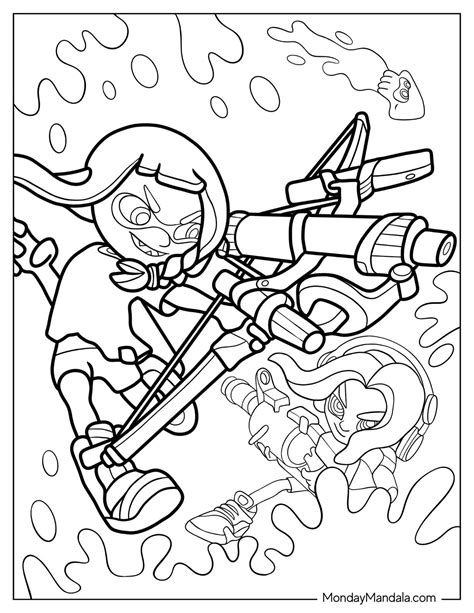 Finding Your Favorite Splatoon 3 Coloring Pages