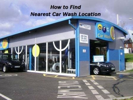 Finding Your Nearest Ocean Car Wash Location