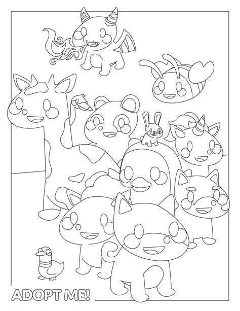 Finding Your Perfect Adopt Me Coloring Pages