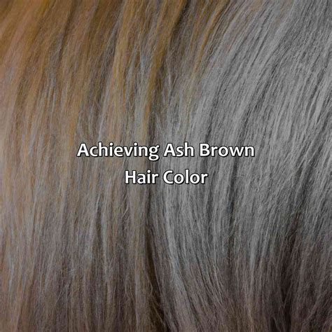 Finding Your Perfect Ash Hair Color Shade