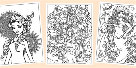 Finding Your Perfect Disney Coloring Pages For Adults
