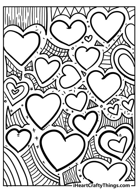 Finding Your Perfect Hearts Coloring Pages